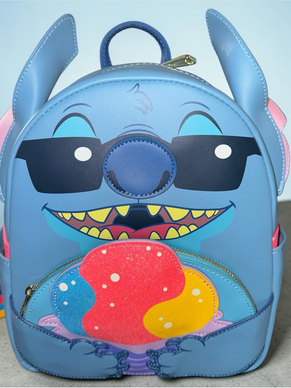 Loungefly Aulani Stitch Scented Backpack with Shave Ice Pocket - Picture 1 of 3